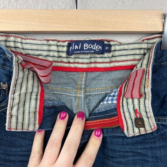 Mini Boden Boys Jeans in Dark Wash Sz 8Y - Picture 5 of 6